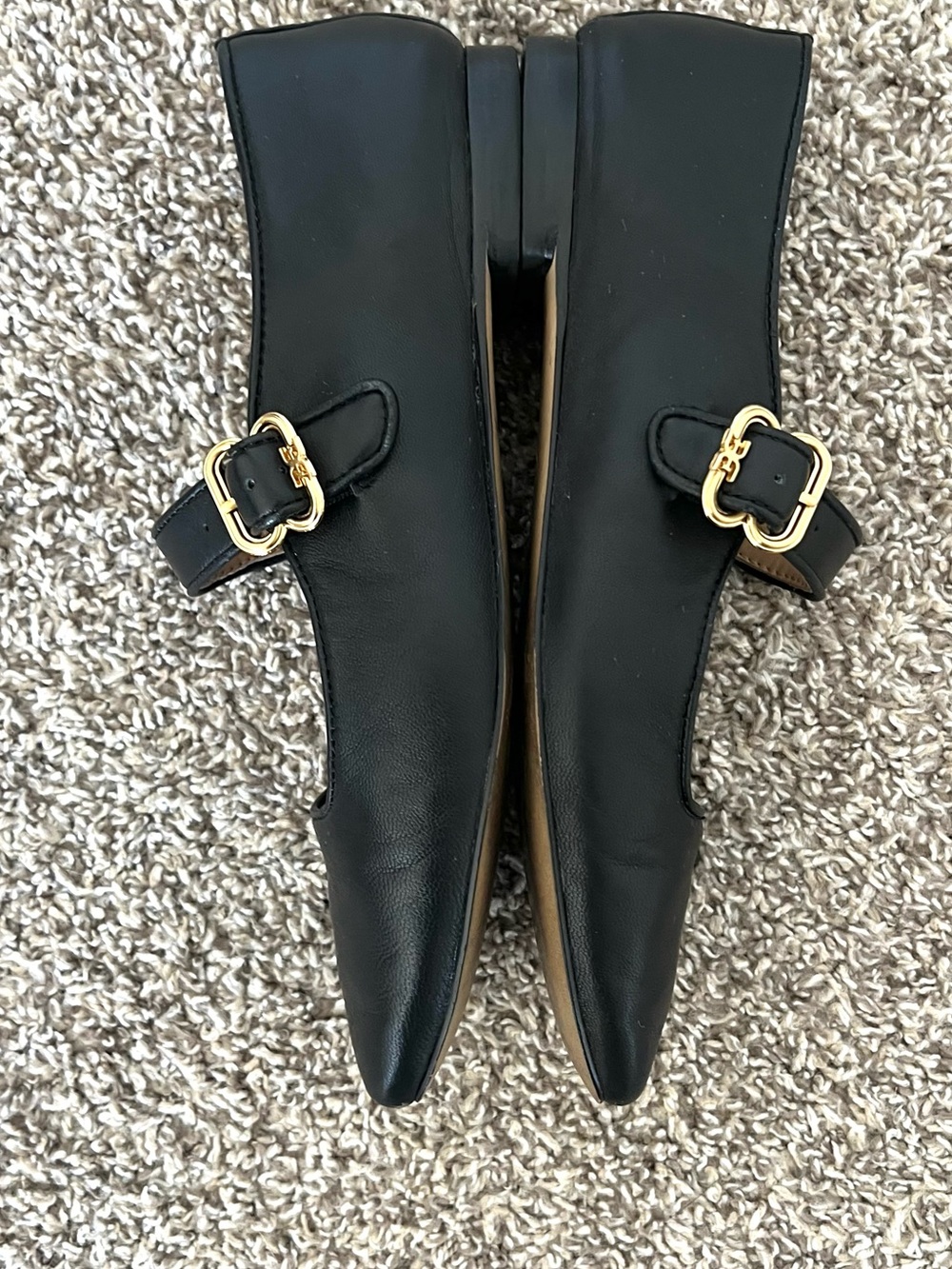 Sam Edelman Black Mary Jane Flats Size 8 - Picture 7 of 9